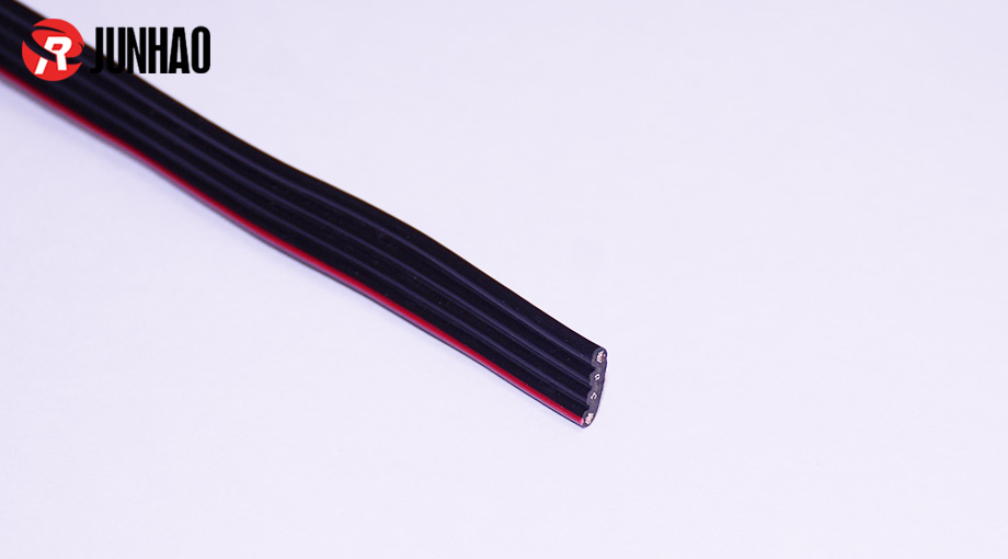 1-1Q02G02211116 Side By Side 4 Core Silicone Flat Cable