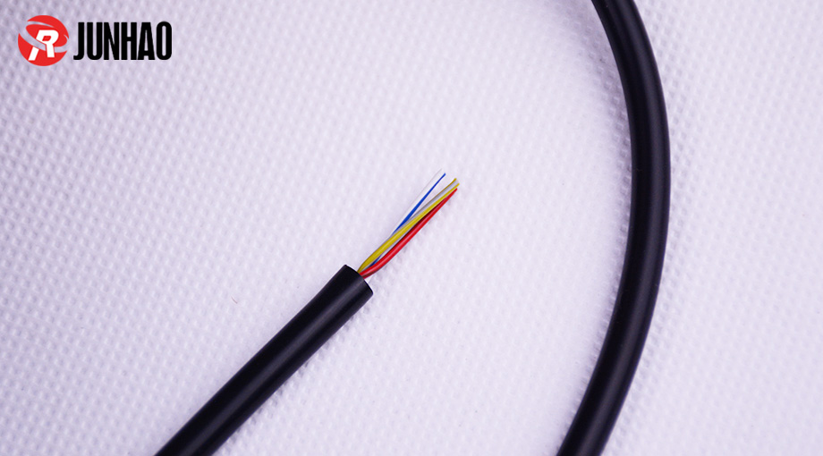 1-1Q10114111EY 3 core power cord teflon insulated with silicone jacket