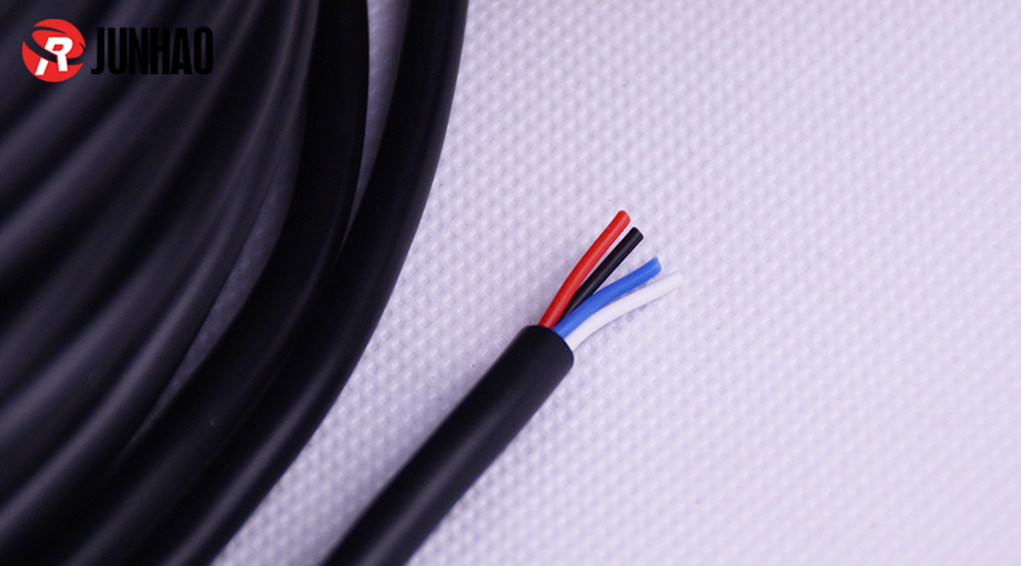 1-1Q102103412I2 4 Core silicone Cable Wire With PVC Jacket