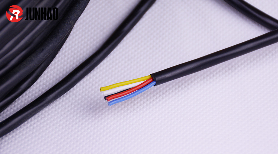 1-1Q103154633206 5 core silicone rubber insulation cable 4.5 mm