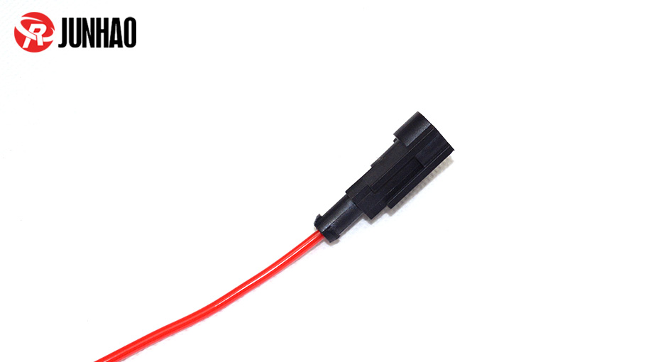 1-1Z413091412931 single core silicone wirig harness + female plug customized