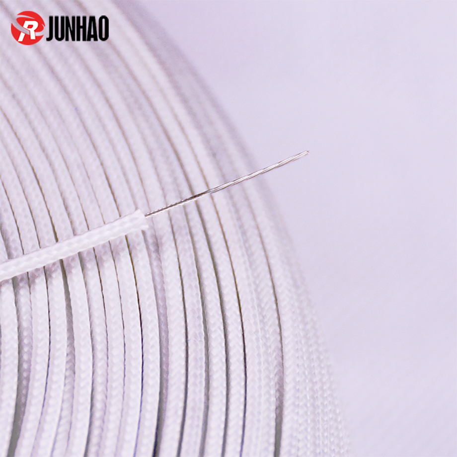 1-200629161640516 ul 3122 AWG 26 Fiberglass Braided Sheath Flexible Silicone Rubber Electric Wire 3