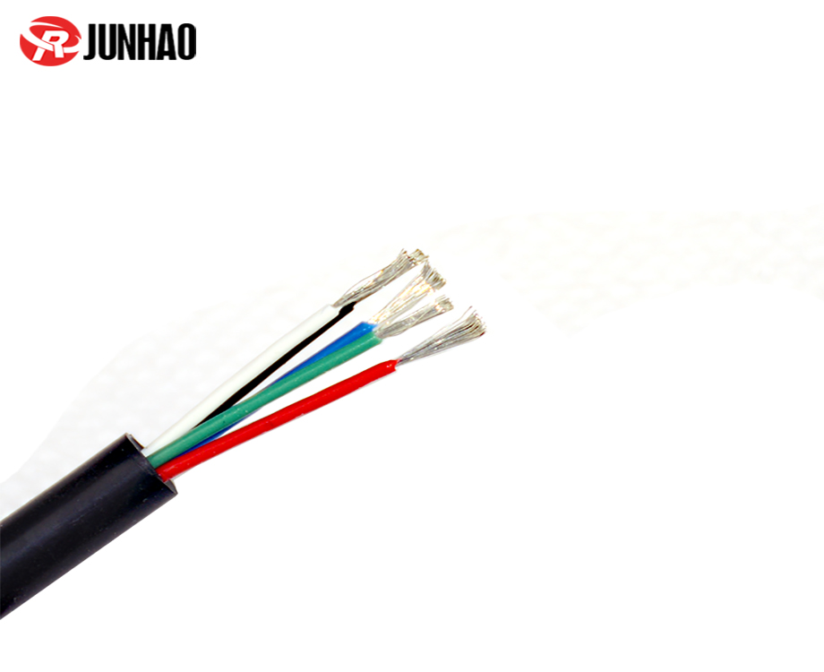 1-200F3150134E4 5 Core FEP and Insulated Silicone Rubber 25 awg Wire 2