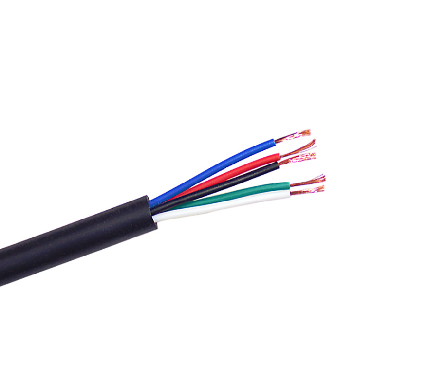 1-200H21H012S0 5 core pvc cable 5.0mm