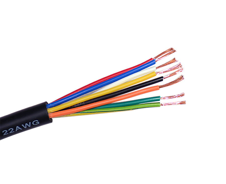 1-200HQ61419254 8 core pvc cable 6.8mm