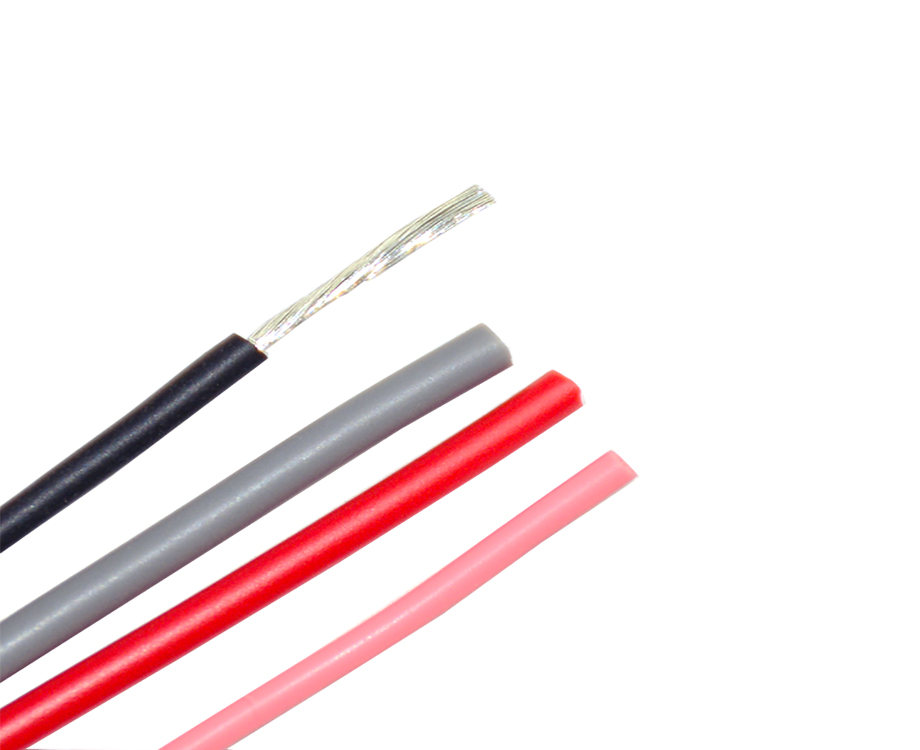 1-200H9104451353 Colorful UL3512 Cable Silicone+rubber Insulated 22 AWG Wire 200C 600V 1