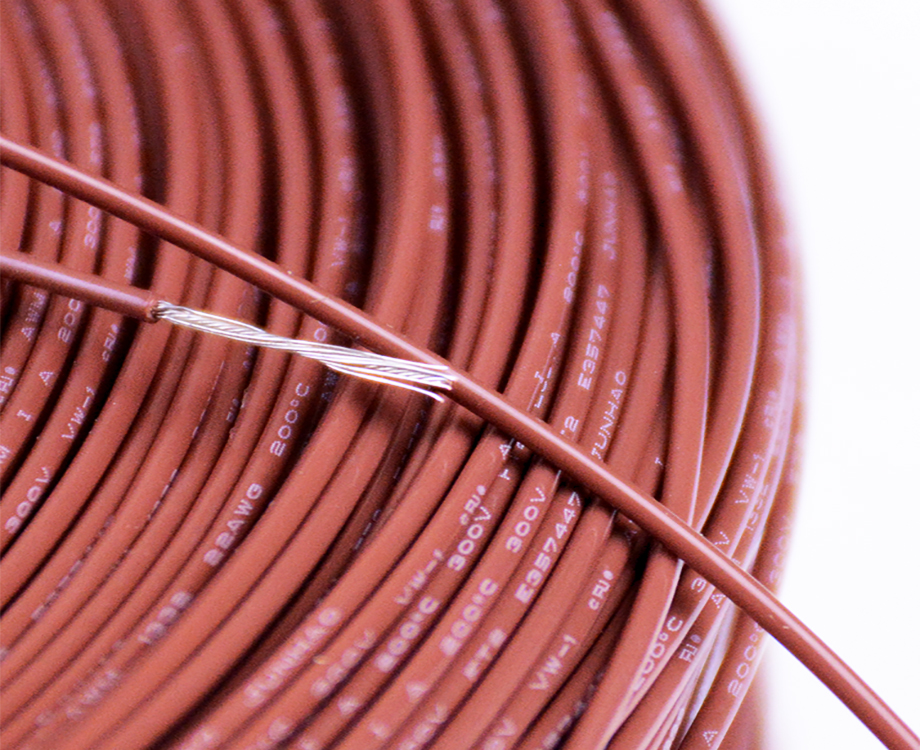 1-200I0140F1149 300V FEP Insulated Wire UL1332 Cable 22 awg, Dongguan Hook Up Wire 200C 3