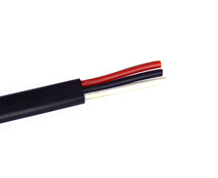 1-200P11F2121Y 3 core silicone+pvc flat cable