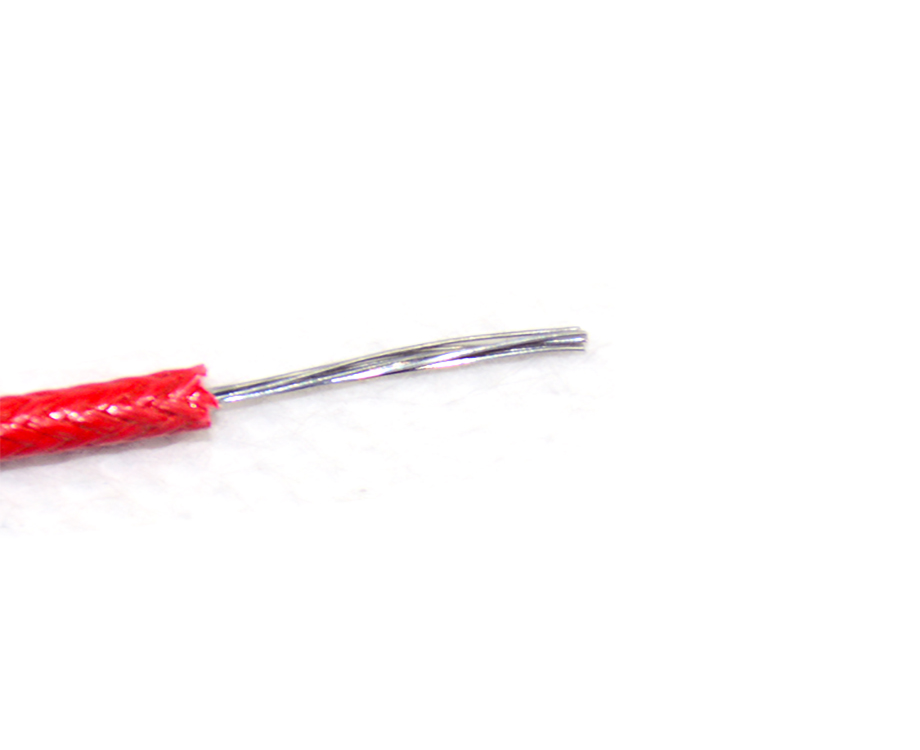 1-200P3095250T5 Aluminum Magnesium Alloy Wire, Braid Silicone Rubber 22 awg Wire 1