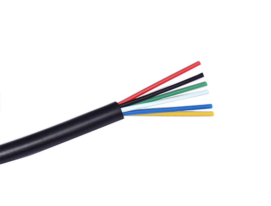 1-200P5150554202 6 core silicone+pvc cable 6.0mm