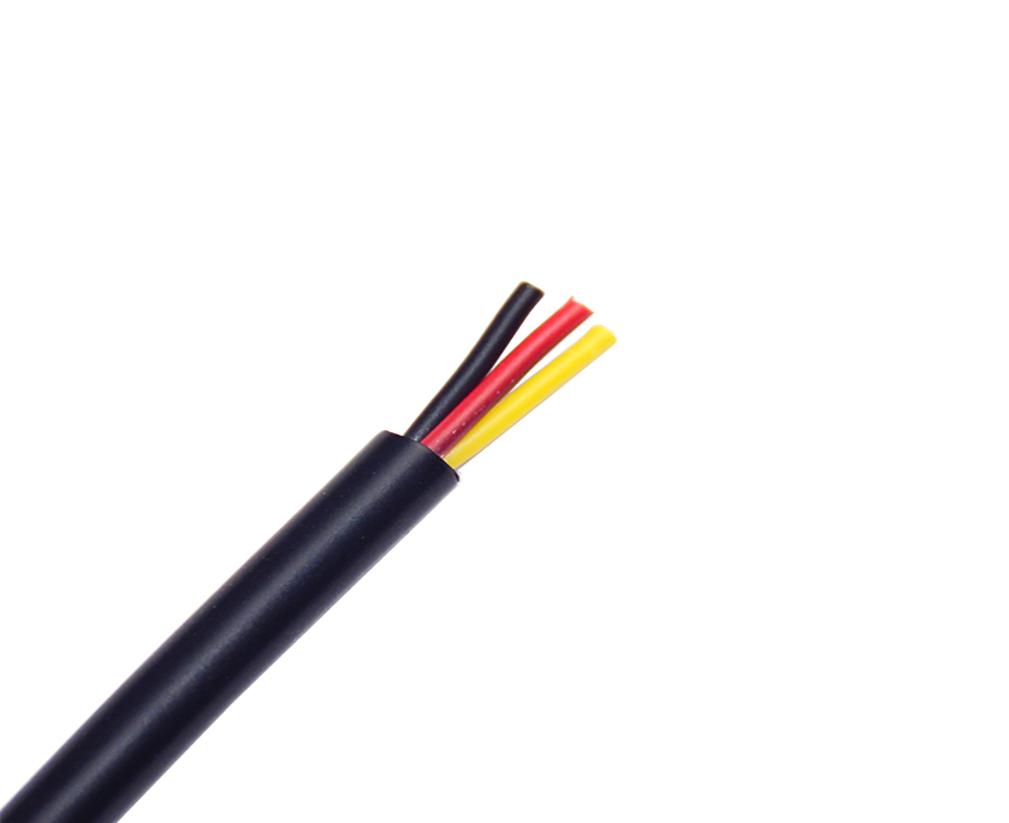 1-200P51533434a Stranded 24 awg 3 Core PVC Coated PVC Insulation Cable 2