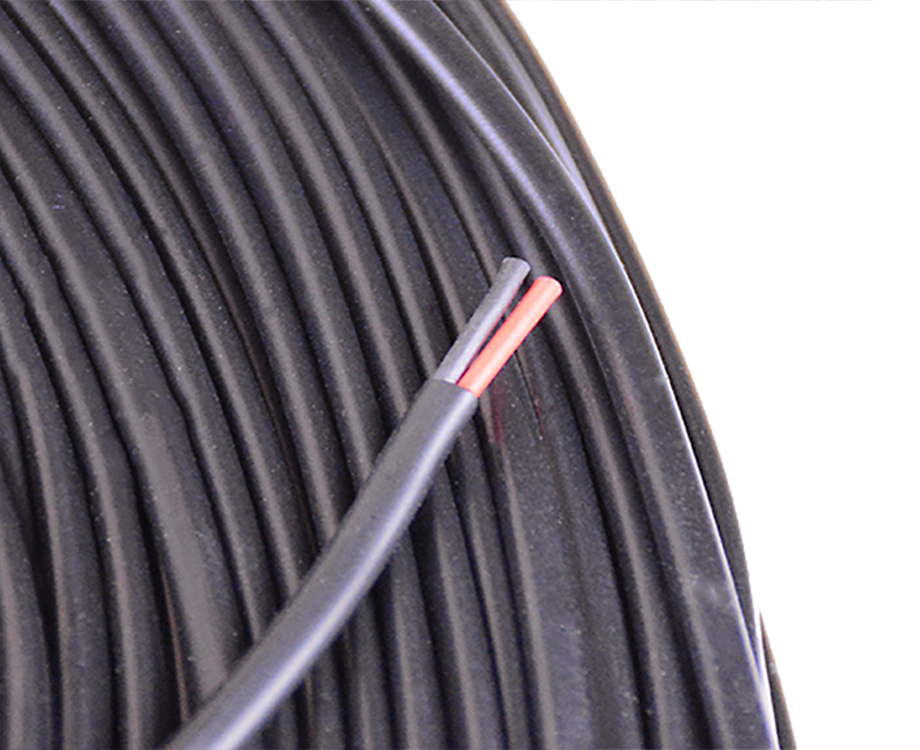 1-200P515360CA 2 core silicone+pvc cable 2.0*2.8mm