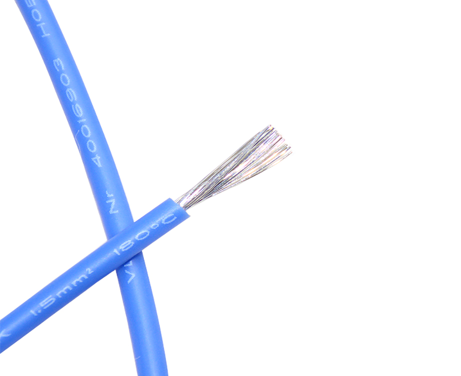 1-200PP95554130 VDE Certificate Silicone Rubber Insulation 1.5mm2 Electrical Wire 2