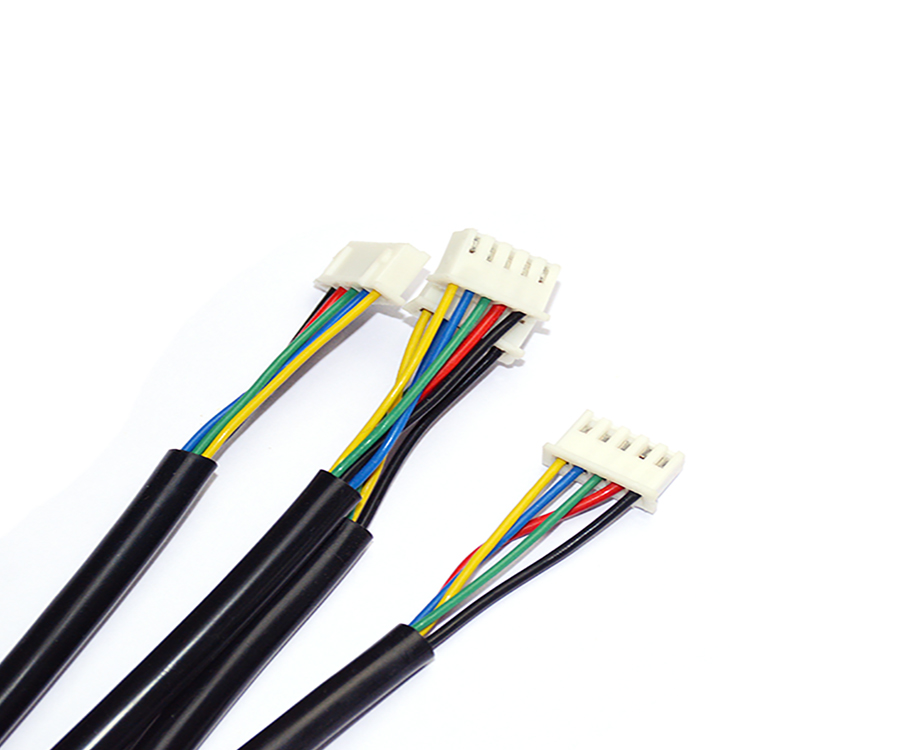 1-200Q2143Q1617 Customized Connector XH2.54, FEP with Silicone Rubber Insulation 5 Pin Wire Harness 1