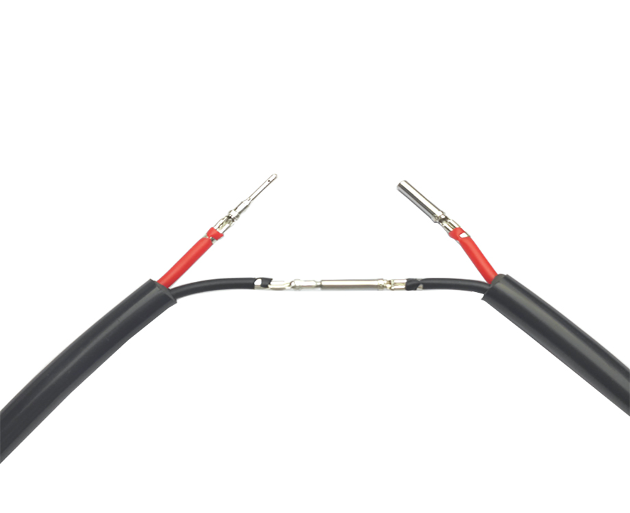 1-200Q214495Y23 2*1.5mm2 Silicone Rubber and PVC Insulated Wire Harness with DT Male and Female Terminal Connector 3