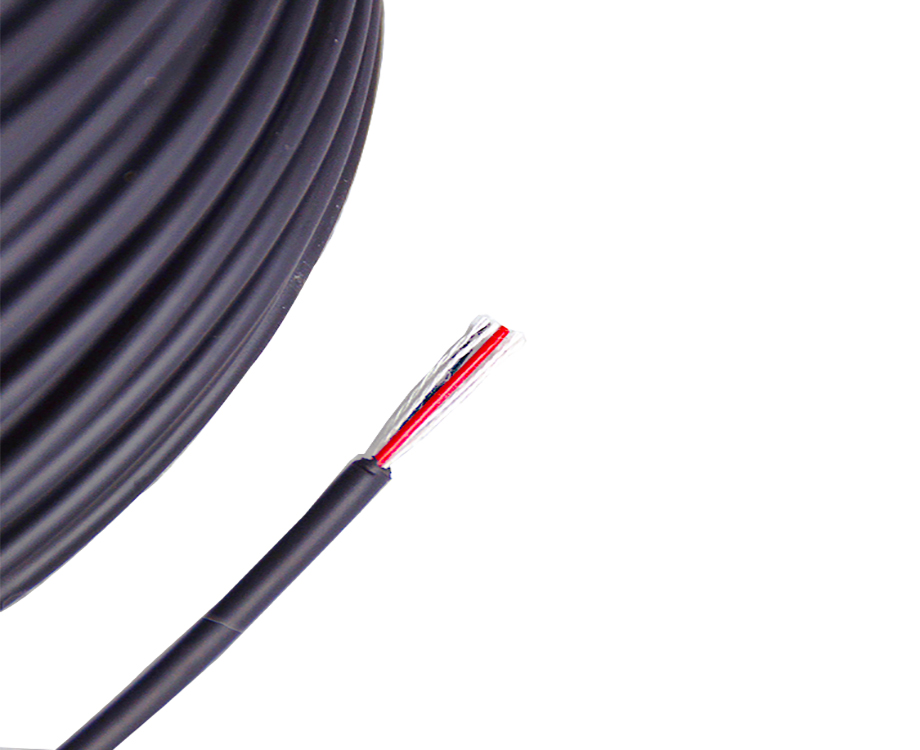 1-200QF94119125 2 Core FEP and TPE Insulation Jacket Cable with Cotton Thread 3