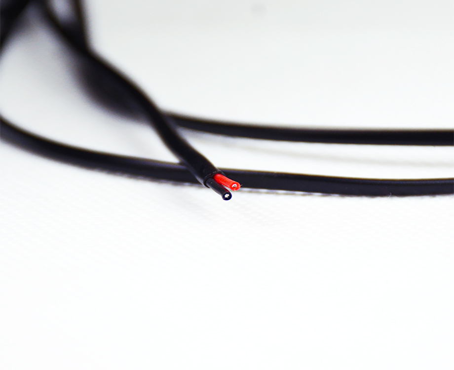 1-200QG0161AD 2 Core Conductor FEP Insulation Flat Flexible Electrical Wire Cable 2