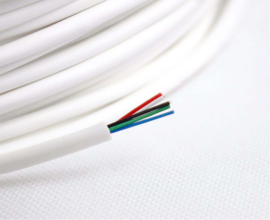 1-200R2093230O4 5 Core 25 awg Heat Resistant Cable FEP with Insulated Silicone Electrical Wires 1