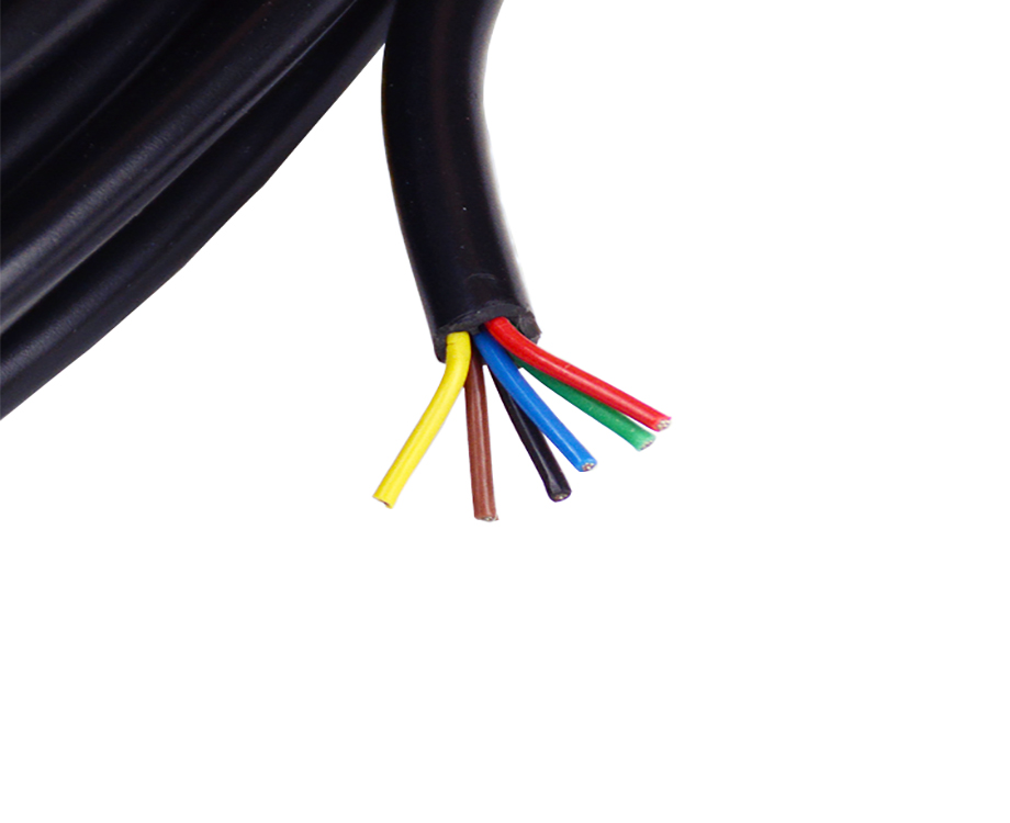 1-200R21010394X 5 Core Strand Wire FEP With Silicone Insulation Control Cable 2