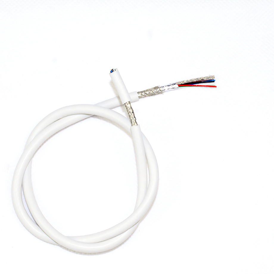 1-200R6094641529 8 Core Shield Wire, FEP with Aluminum Foil and Silicone Rubber Insulated 26 awg Hook-up Wire 3