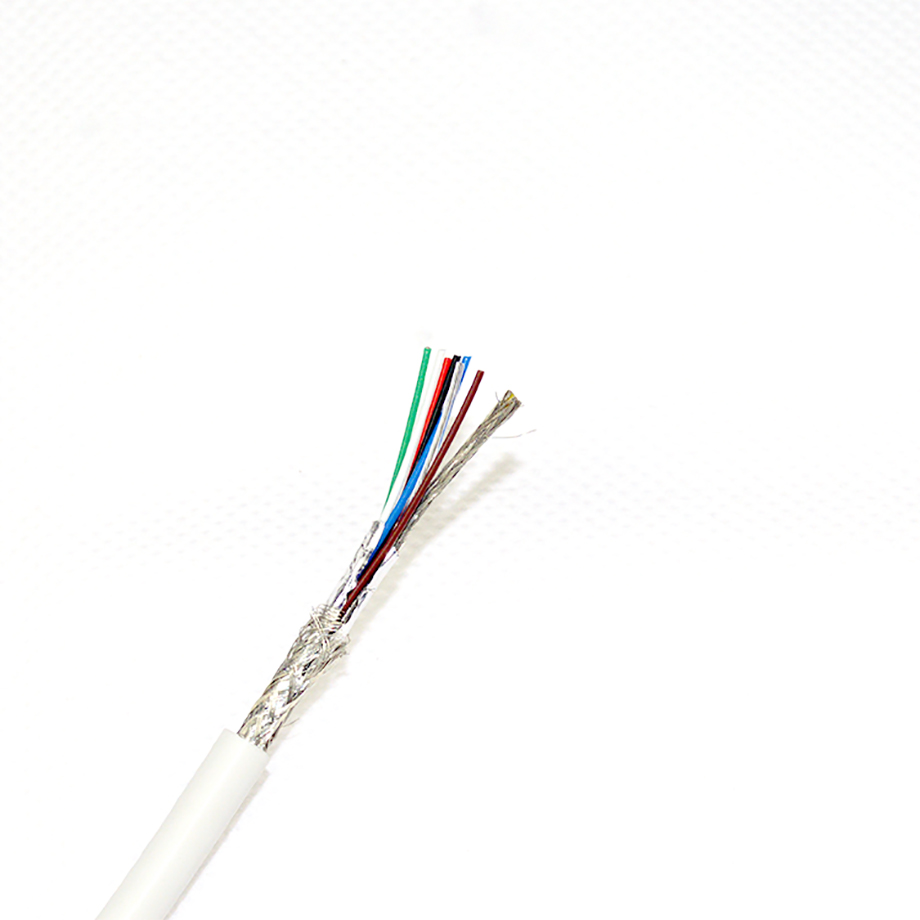 1-200R6094A33T 8 Core Shield Wire, FEP with Aluminum Foil and Silicone Rubber Insulated 26 awg Hook-up Wire 2