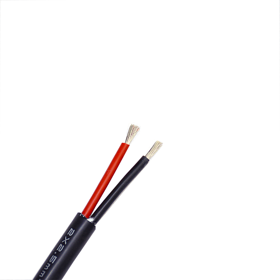 1-200RZ95029546 Silicone Rubber Electric 2 Core Wire 2.5mm2 13 AWG 1