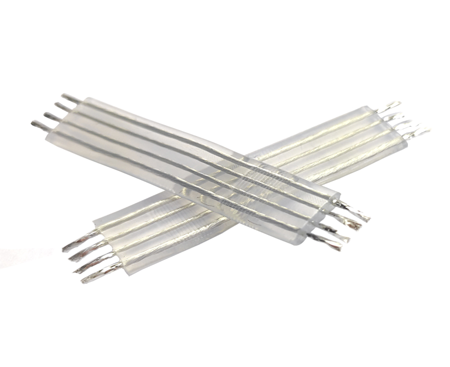 1-200Z2100140320 Custom 4 Pins Silicone Rubber Cable with Transparent Color 2