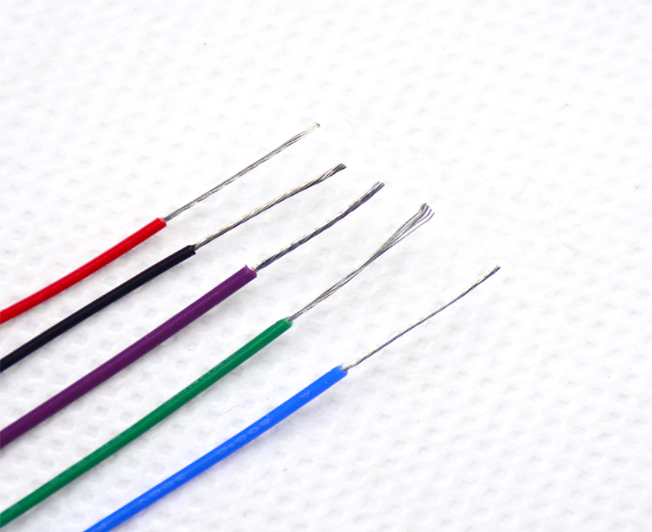 1-200Z914563Ya 0.12mm Stranded Wire, Silicone Rubber Insulated Cable awm 30 awg 3