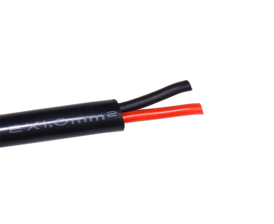 1-20092Z92R2203 FEP with PVC Sheath 2 core Transparent Lighting Cable 1