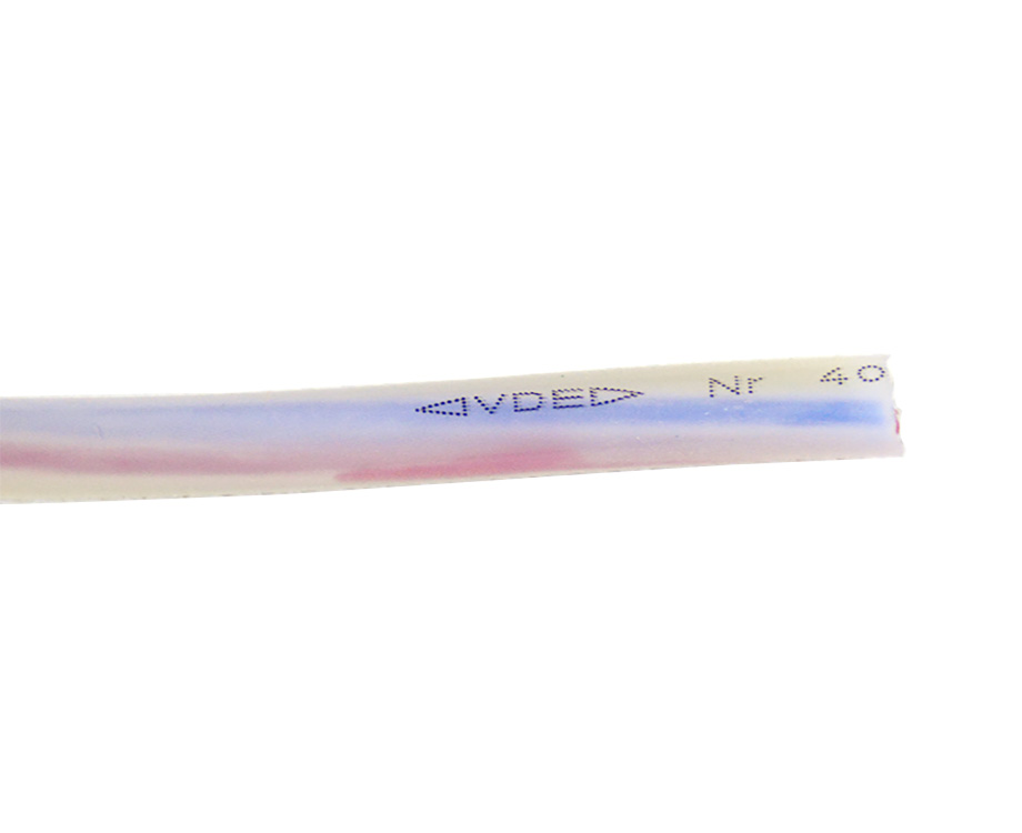 1-201105142Z3442 VDE Silicone Rubber Insulated Wire, 2 Core 1.5 sq mm Copper Wire 3