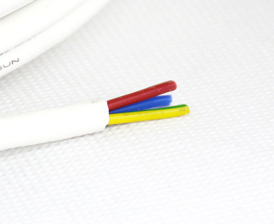 1-201105144616227 Custom Flexible Silicone Rubber Insulation 3 Core 0.75mm2 Power Cable 7.0mm 3