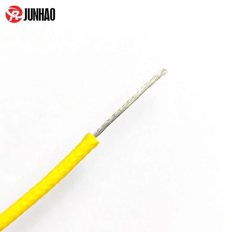 1-241212134QYc OEM High Temperature Resistant 22AWG Water Heater Lead Wire 22 AWG Fiberglass Wire 0.3mm2 Silicone Wire