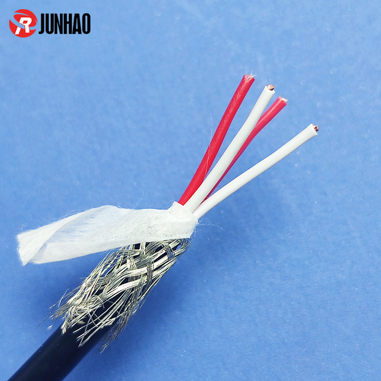1-2412131A6335Q 4 Core PVC Shielded Cable 20AWG 4 Conductor Shielded Cable 4 core Screened Cable Supplier